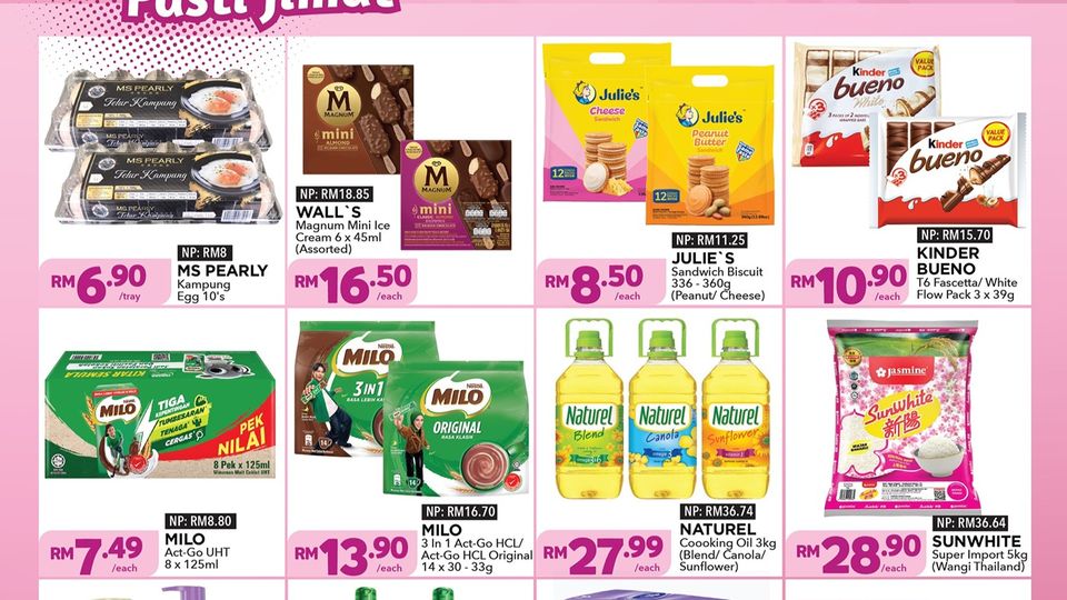 AEON Value Buys Pasti Jimat catalogue page for 26 October to 8 November 2026