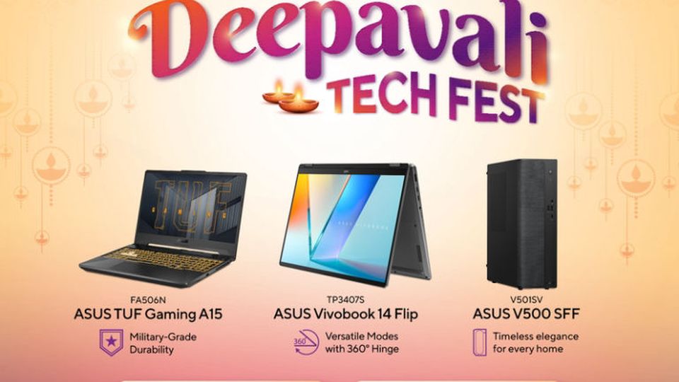 ASUS Deepavali Tech Fest poster, 24 October to 9 November 2026, at BestBuy IT Mall