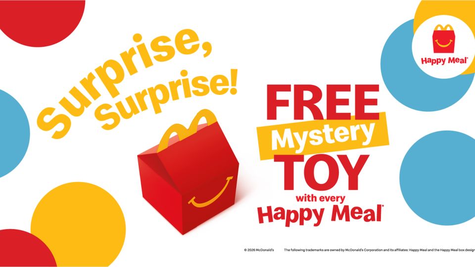 McDonald's Malaysia Happy Meal squishy mystery toy promotional artwork