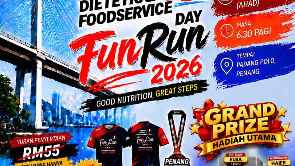 Penang Dietetic & Foodservice Day Fun Run 2026 banner