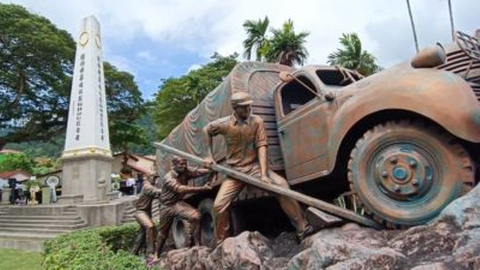 Anti-War Memorial Monument near the Air Itam roundabout, Penang