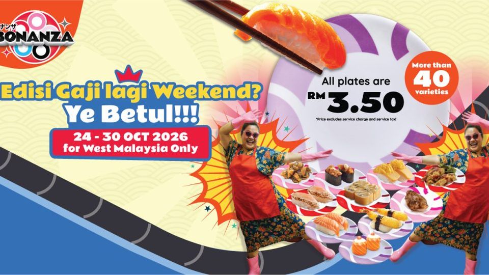 Sushi King Bonanza October 2026 promotional banner
